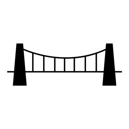 bridge icon vector template illustration logo designのイラスト素材