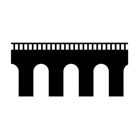 bridge icon vector template illustration logo designのイラスト素材