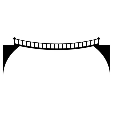 bridge icon vector template illustration logo designのイラスト素材