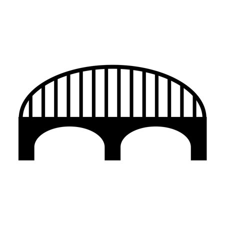bridge icon vector template illustration logo designのイラスト素材