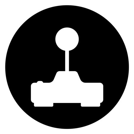 joystick icon vector template illustration logo designのイラスト素材