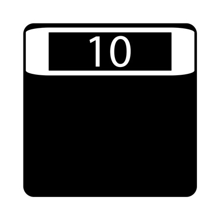 weighing icon vector template illustration logo designのイラスト素材