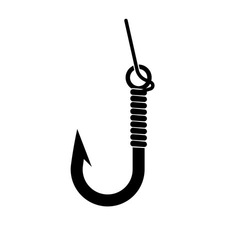 hook icon vector template illustration logo designのイラスト素材