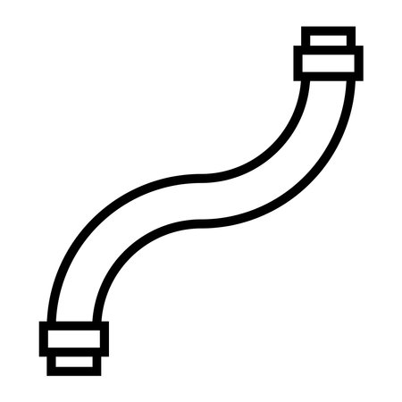 pipe icon vector template illustration logo designのイラスト素材