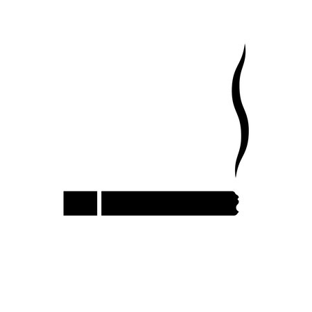 cigarette icon vector template illustration logo designのイラスト素材