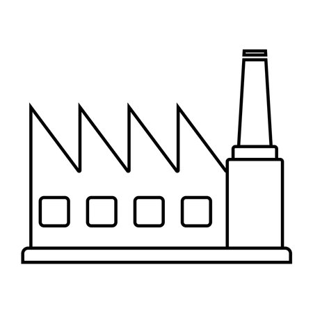 factory building icon vector template illustration logo designのイラスト素材