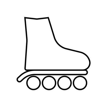 skates icon vector template illustration logo design