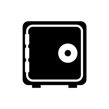 vault icon vector template illustration logo designのイラスト素材