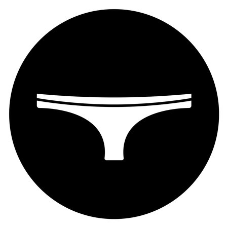underwear icon vector template illustration logo designのイラスト素材