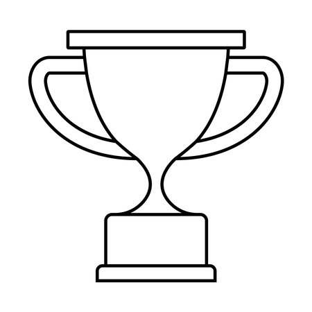 trophy icon, award vector template illustration logo designのイラスト素材