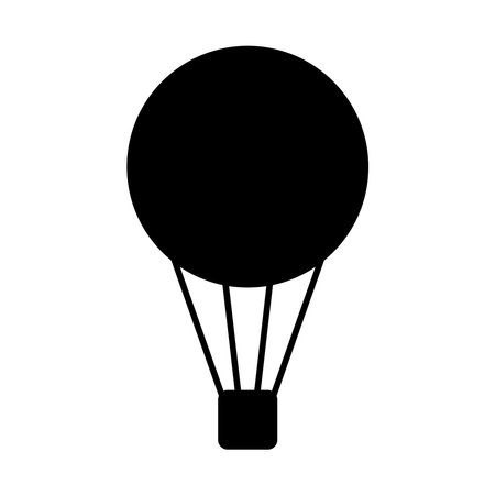 hot air balloon icon vector template illustration logo designのイラスト素材