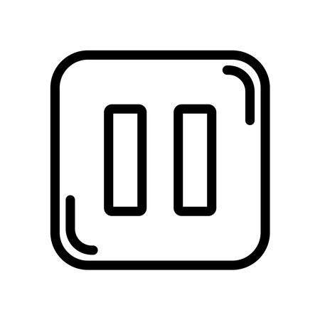 icons play, pause, stop, next vector template illustration logo design