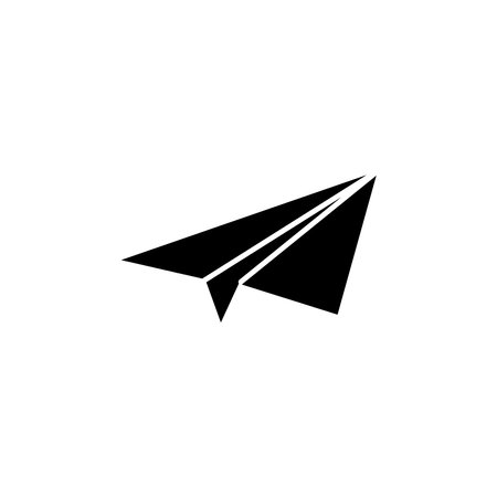 paper airplane icon vector template illustration logo designのイラスト素材