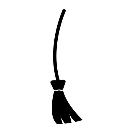 broom icon vector template illustration logo designのイラスト素材