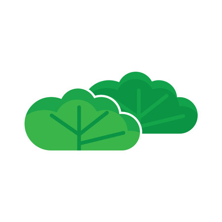 bush icon vector template illustration logo designのイラスト素材