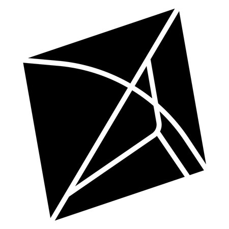 kite icon vector template illustration logo designのイラスト素材