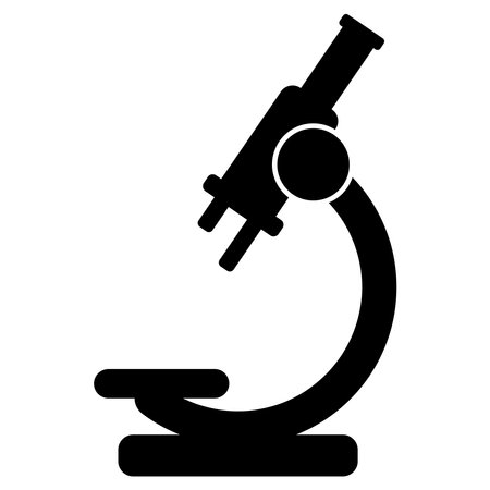 microscope icon vector template illustration logo designのイラスト素材