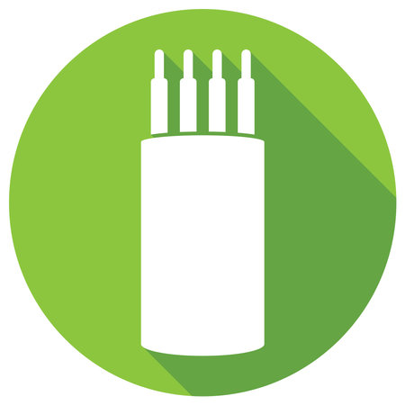 cable icon vector template illustration logo designのイラスト素材