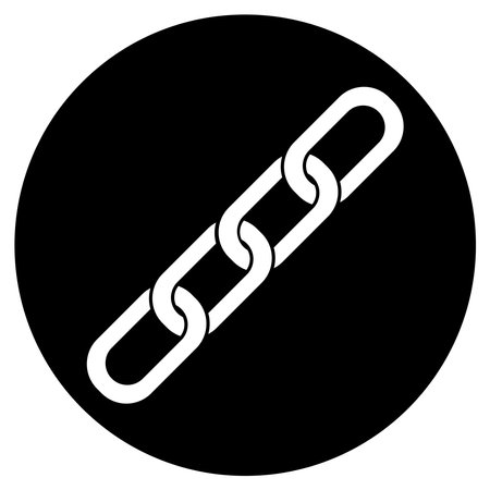 chain icon vector template illustration designのイラスト素材