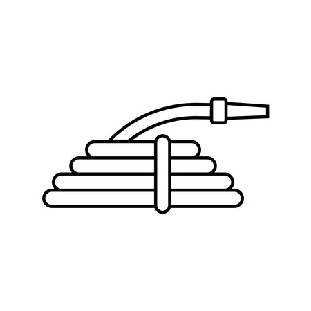 hose icon vector template illustration lgoo designのイラスト素材