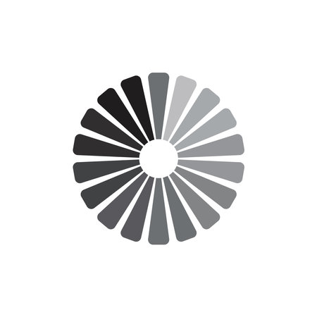 buffering icon vector template illustration logo designのイラスト素材