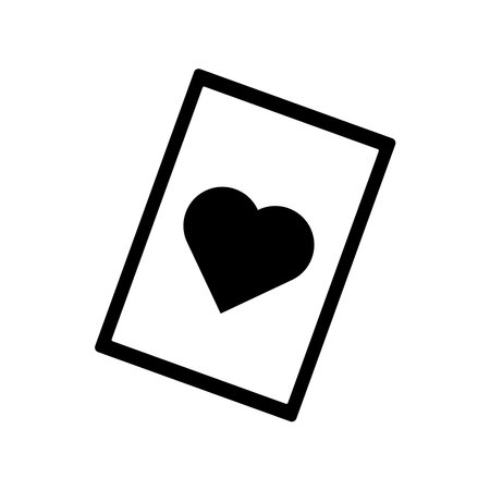 gambling card icon vector template illustration logo designのイラスト素材