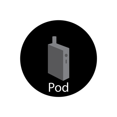 vape icon vector template illustration logo designのイラスト素材