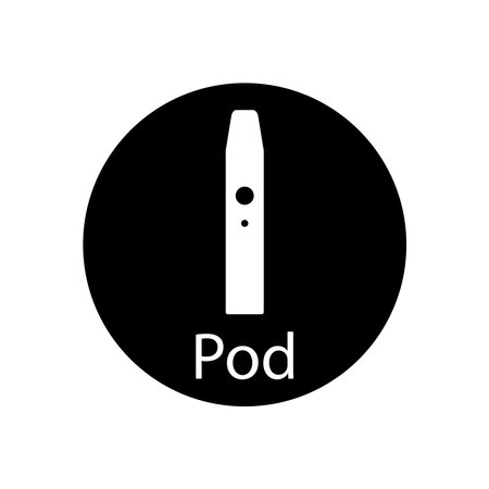 vape icon vector template illustration logo designのイラスト素材