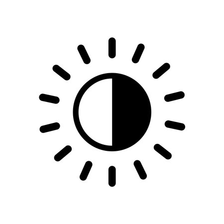 contrast icon vector template illustration logo designのイラスト素材