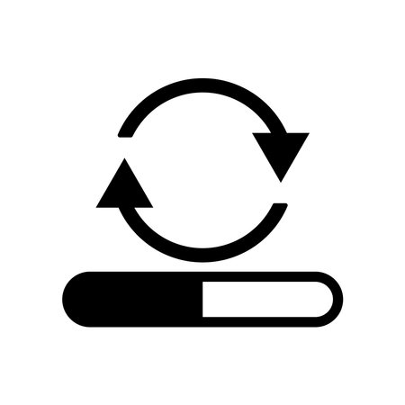 update icon vector template illustration logo designのイラスト素材