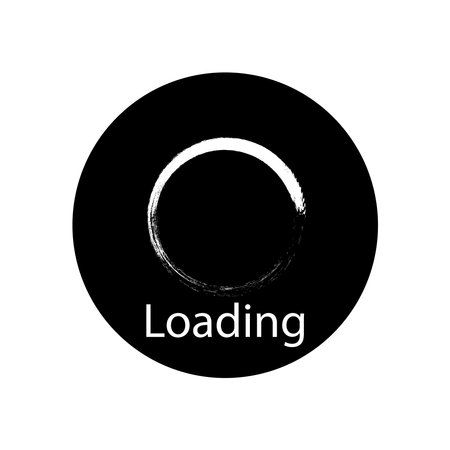 loading icon vector template illustration logo designのイラスト素材