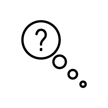 Question icon vector template illustration logo designのイラスト素材