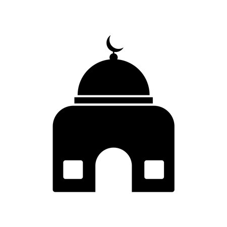mosque icon vector template illustration logo designのイラスト素材