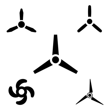 propeller icon vector template illustration logo designのイラスト素材