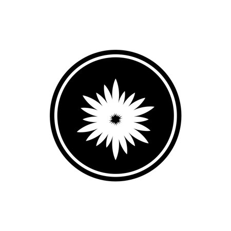 flower icon vector template illustration logo designのイラスト素材