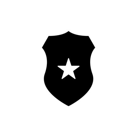 police icon vector template illustration logo designのイラスト素材