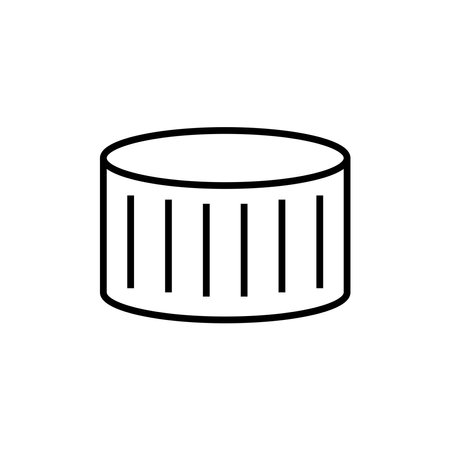 bottle cap icon vector template illustration logo designのイラスト素材