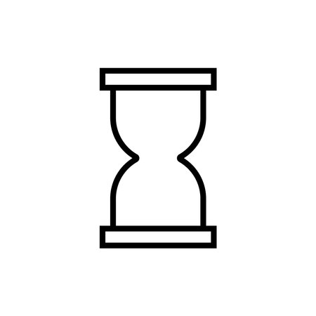 hourglass icon vector template illustration logo designのイラスト素材