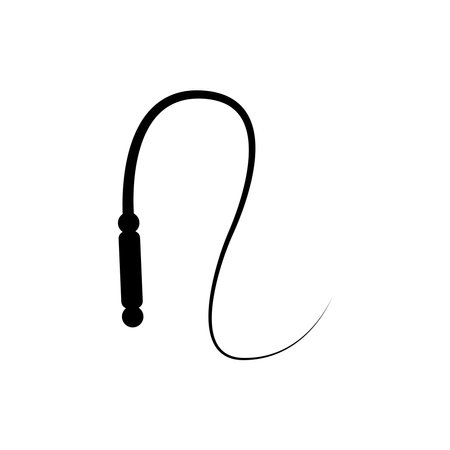 whip icon vector template illustration logo designのイラスト素材