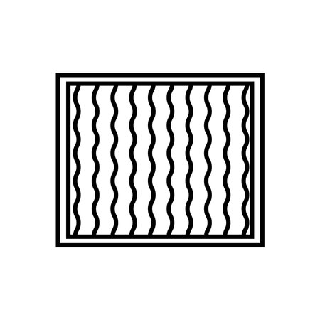 curtain icon vector template illustration logo designのイラスト素材