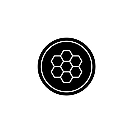 honey icon vector template illustration logo designのイラスト素材