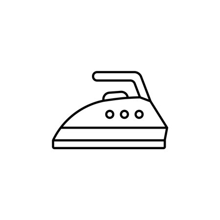 iron icon vector template illustration logo designのイラスト素材