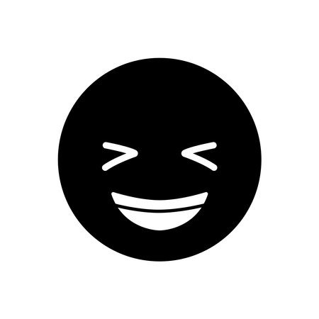 emoji icon vector template illustration logo designのイラスト素材