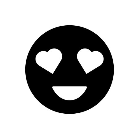 emoji icon vector template illustration logo designのイラスト素材