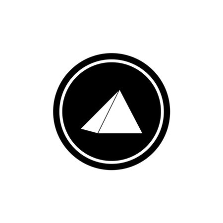 pyramid icon vector template illustration logo designのイラスト素材