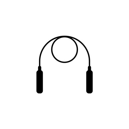 jump rope icon vector template illustration logo designのイラスト素材