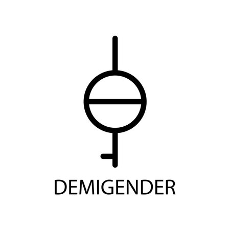 gender symbol icon vector template illustration designのイラスト素材