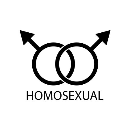 gender symbol icon vector template illustration designのイラスト素材