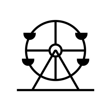 icon carousel vector template illustration logo designのイラスト素材