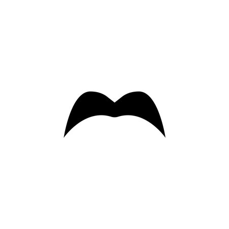 mustache icon vector template illustration logo designのイラスト素材